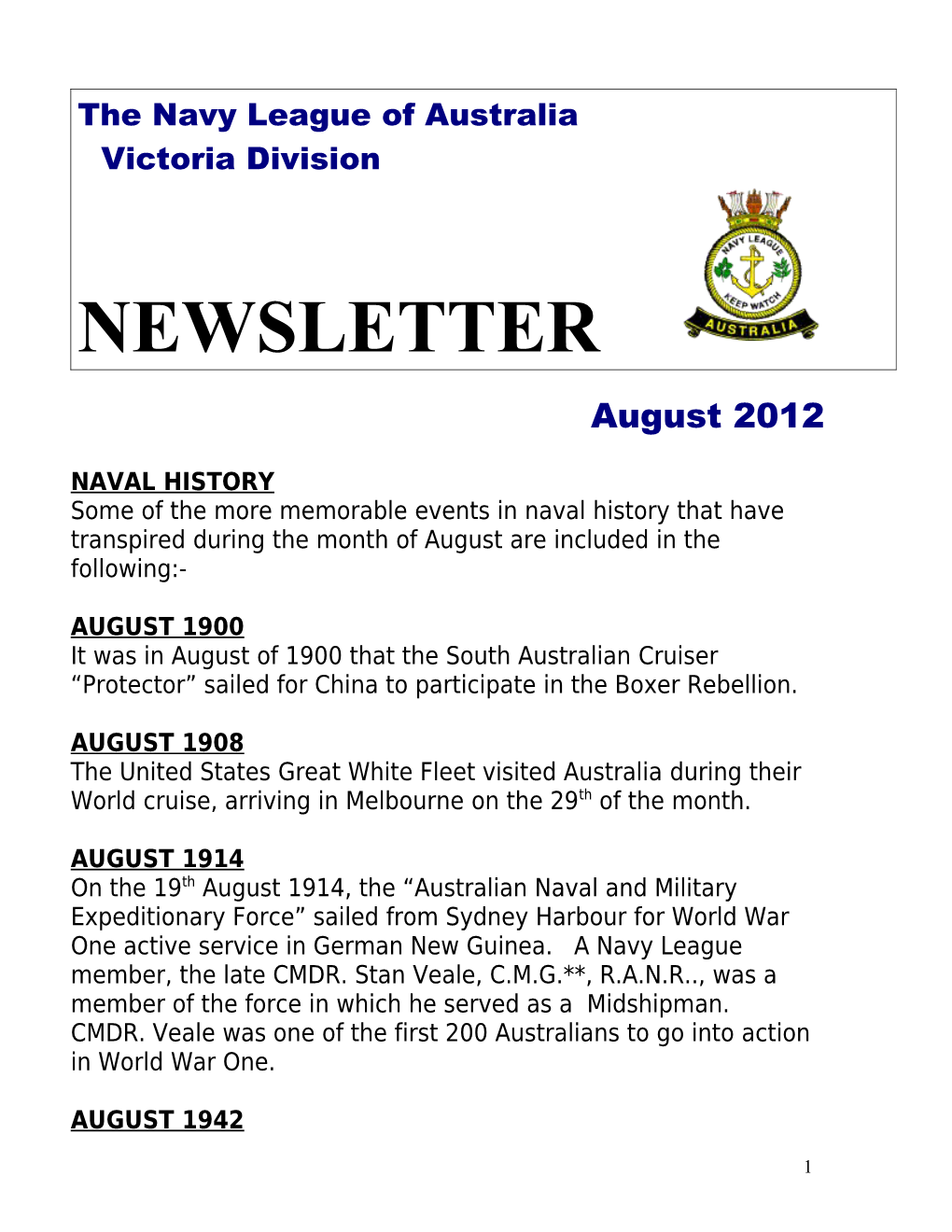 In the Months of January and February 2001 a Number of Australian and American Naval Ships