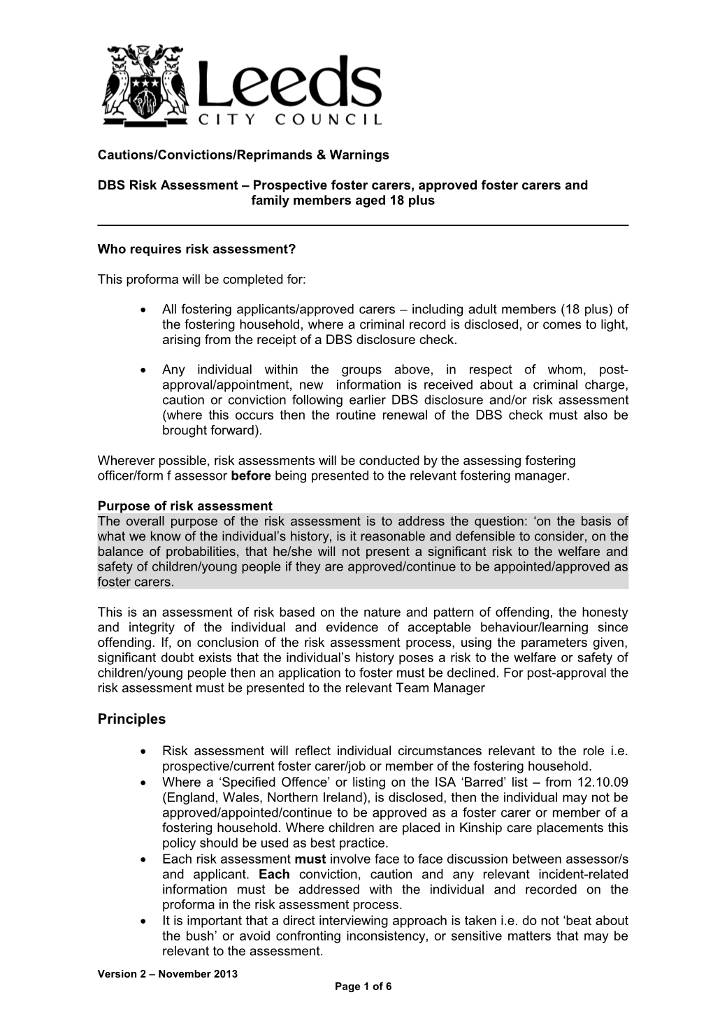 Appendix 03 - Risk Assessment