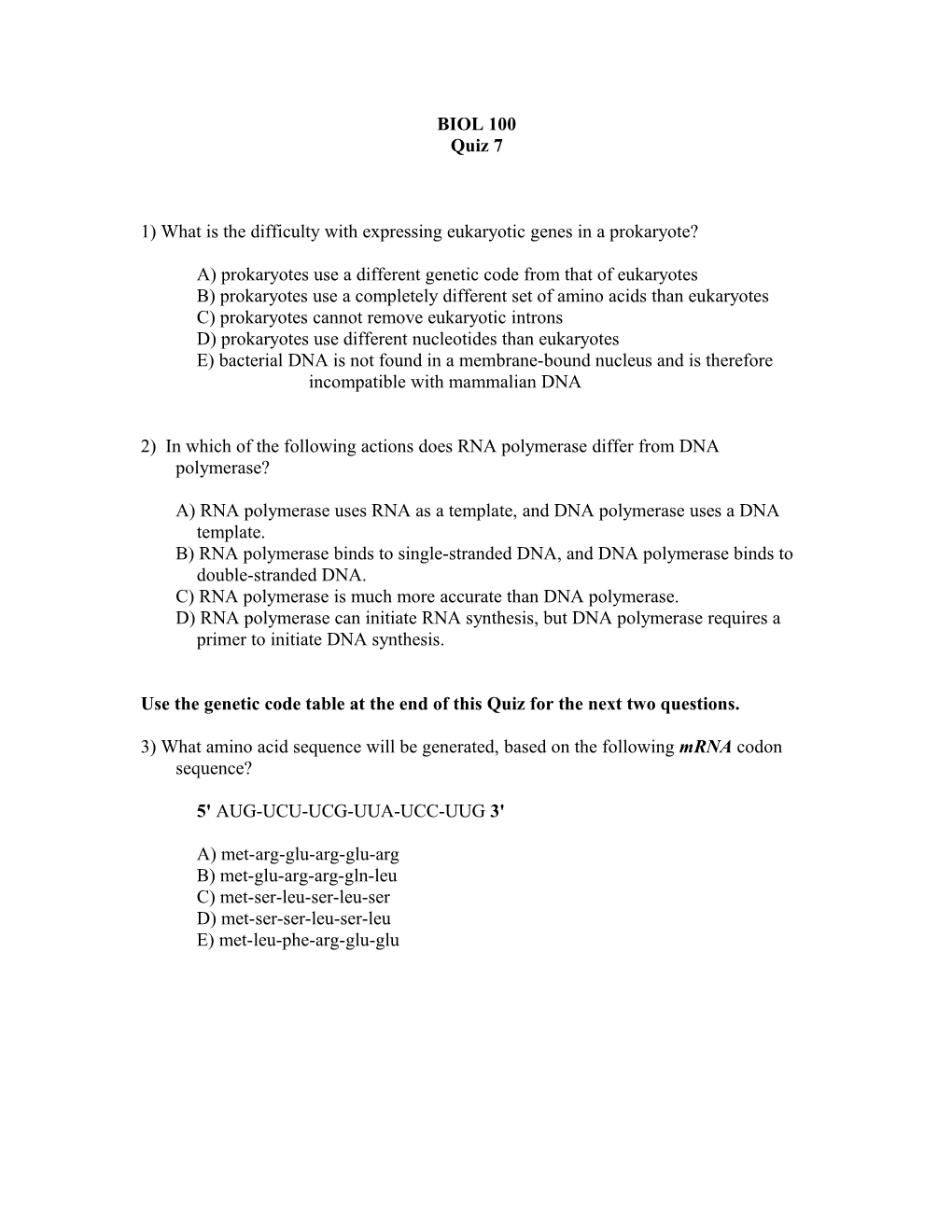 1)What Is the Difficulty with Expressing Eukaryotic Genes in a Prokaryote?