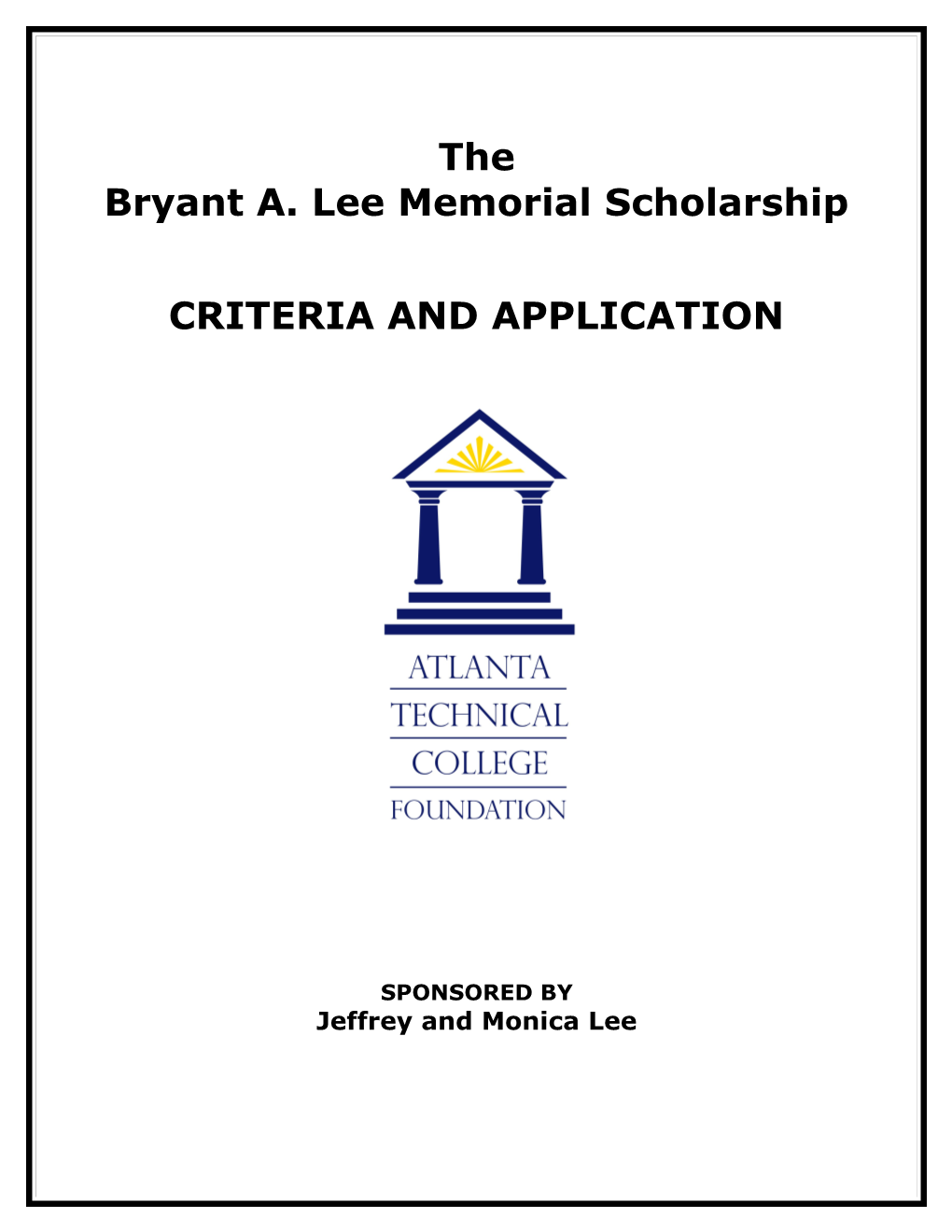 Atlanta Technical College Scholarship Fund