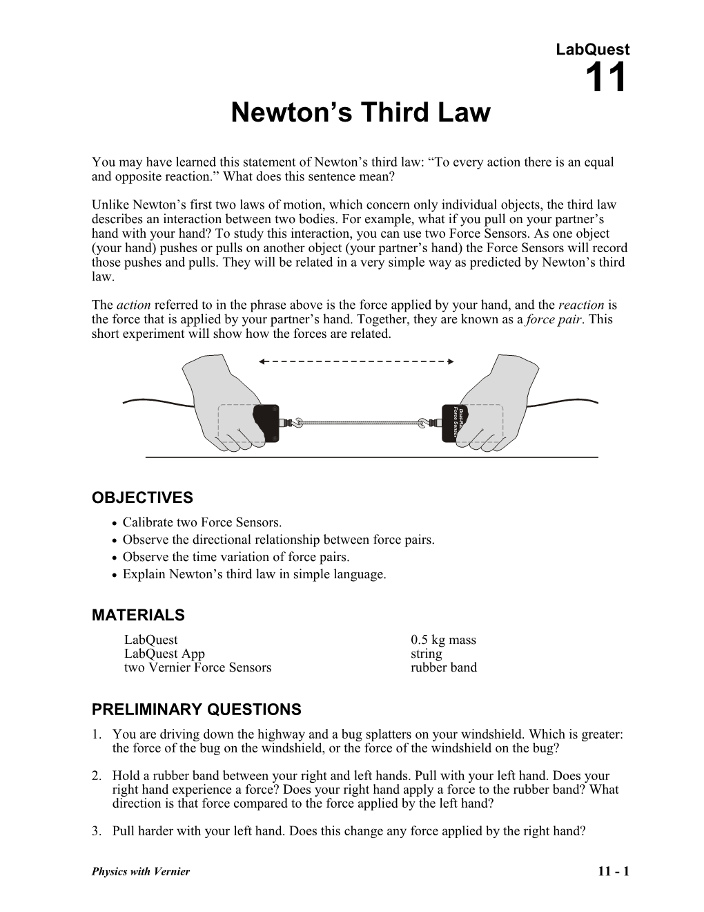 Newton's Third Law