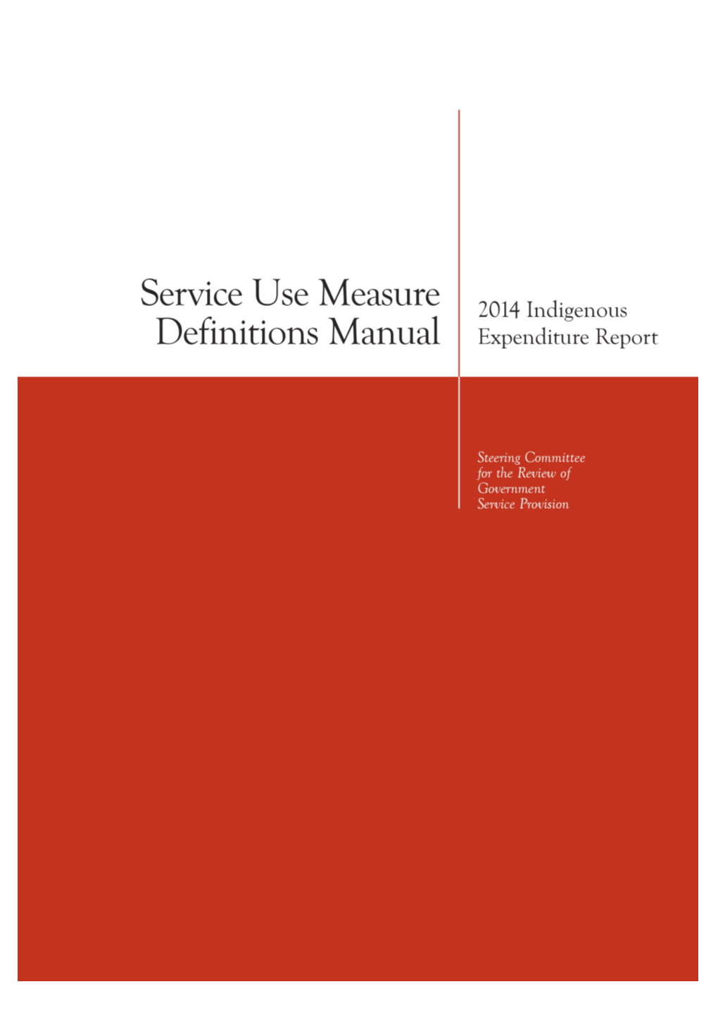 2014 Service Use Manual