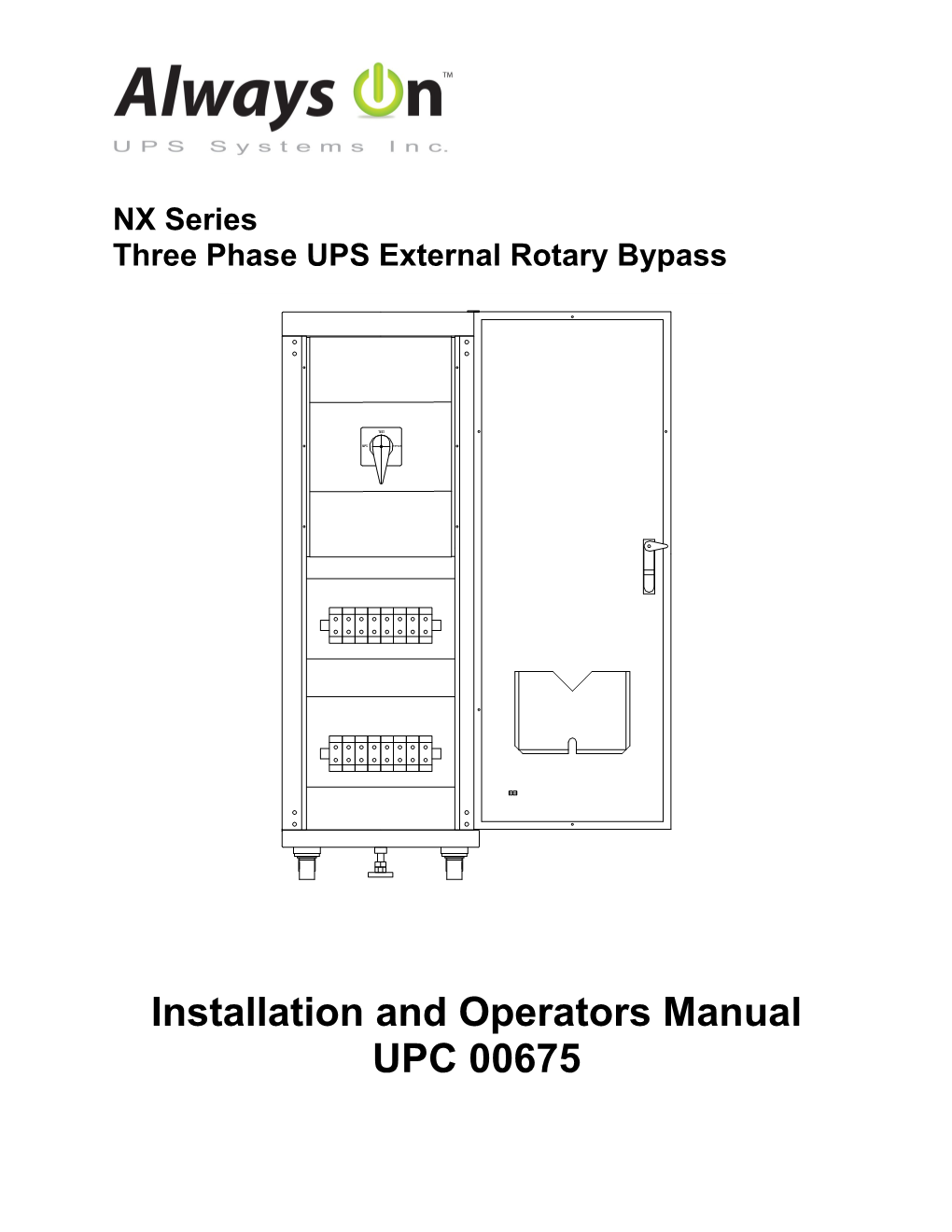 NX Series 3 Phase UPS System