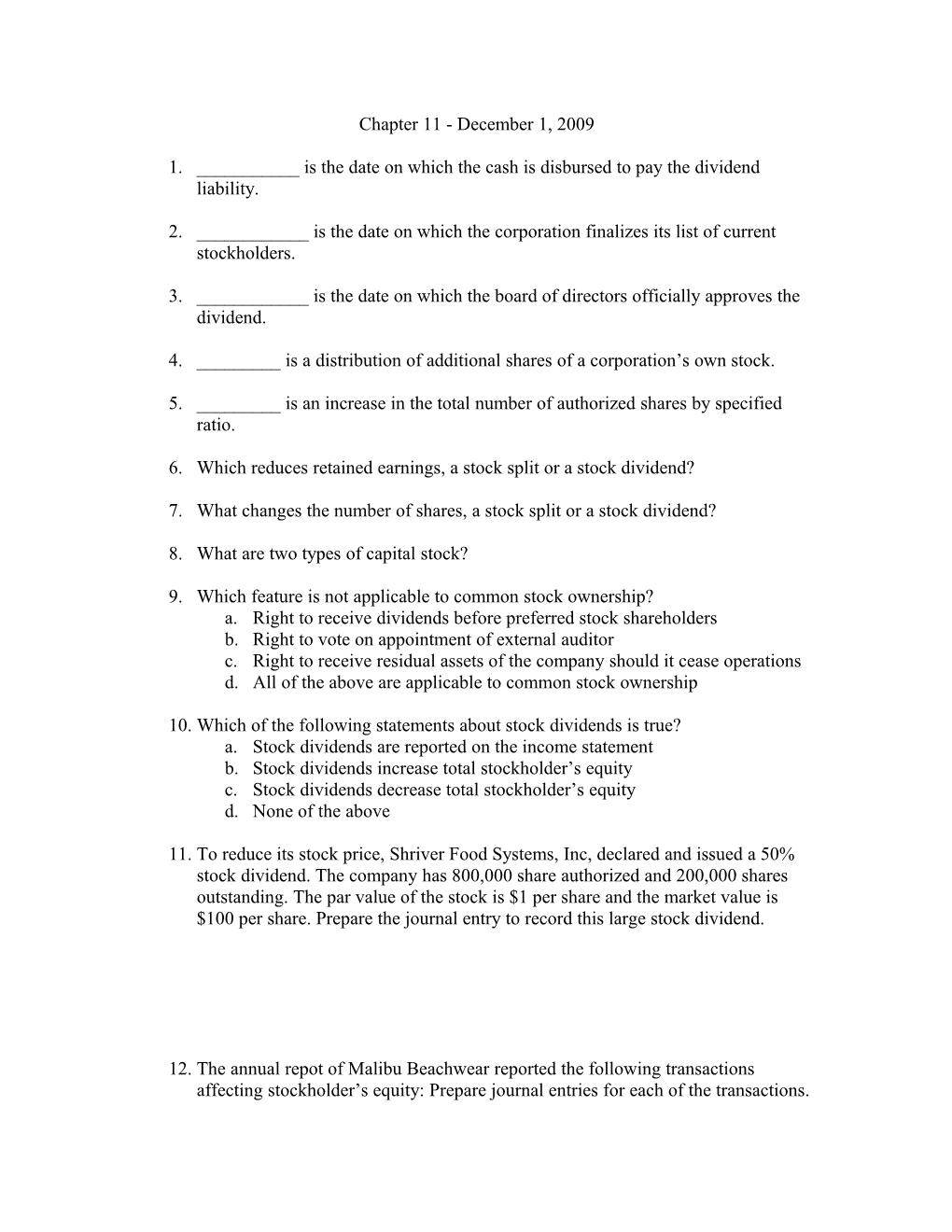 ______Is the Date on Which the Cash Is Disbursed to Pay the Dividend Liability