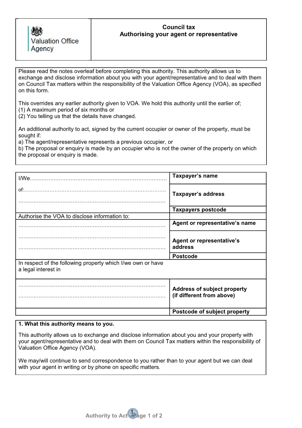 Sales Information on the Subject Property Relating Only to the Current Occupier