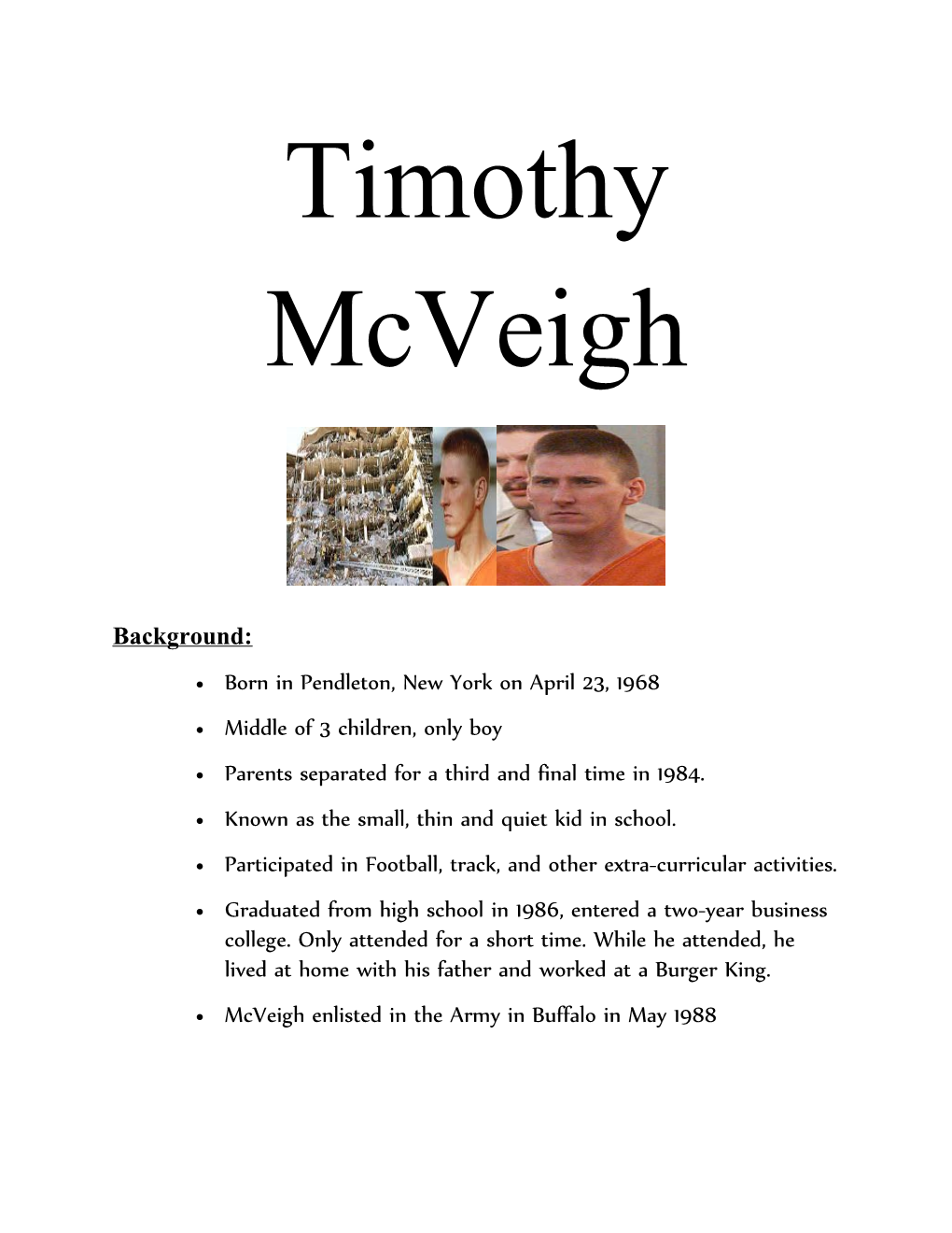 Timothy Mcveigh