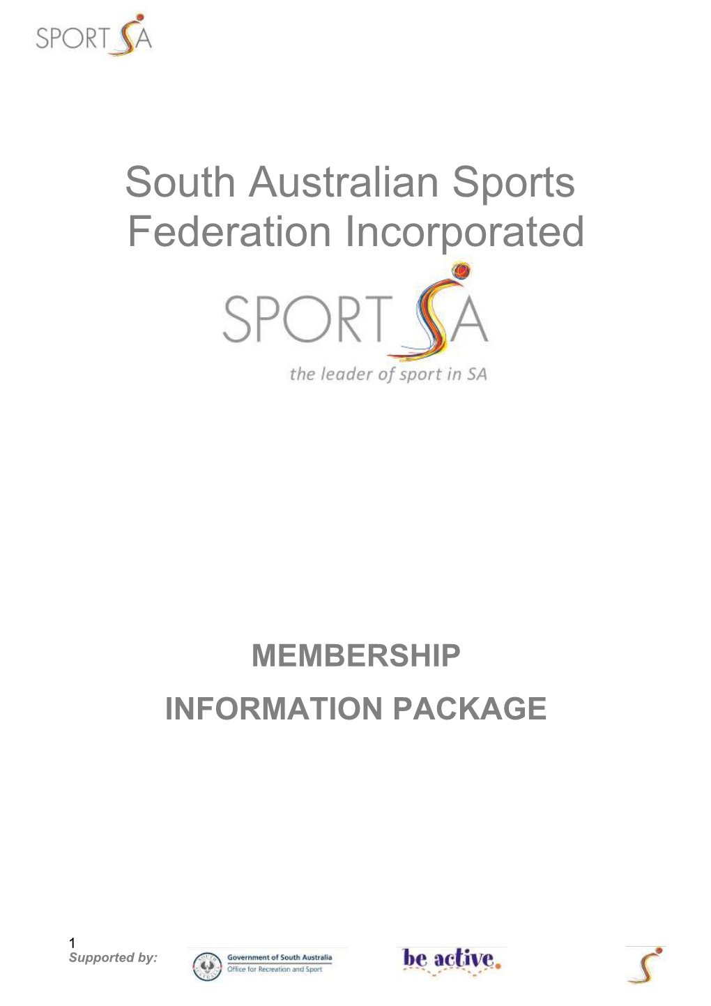 South Australian Sports Federation Inc