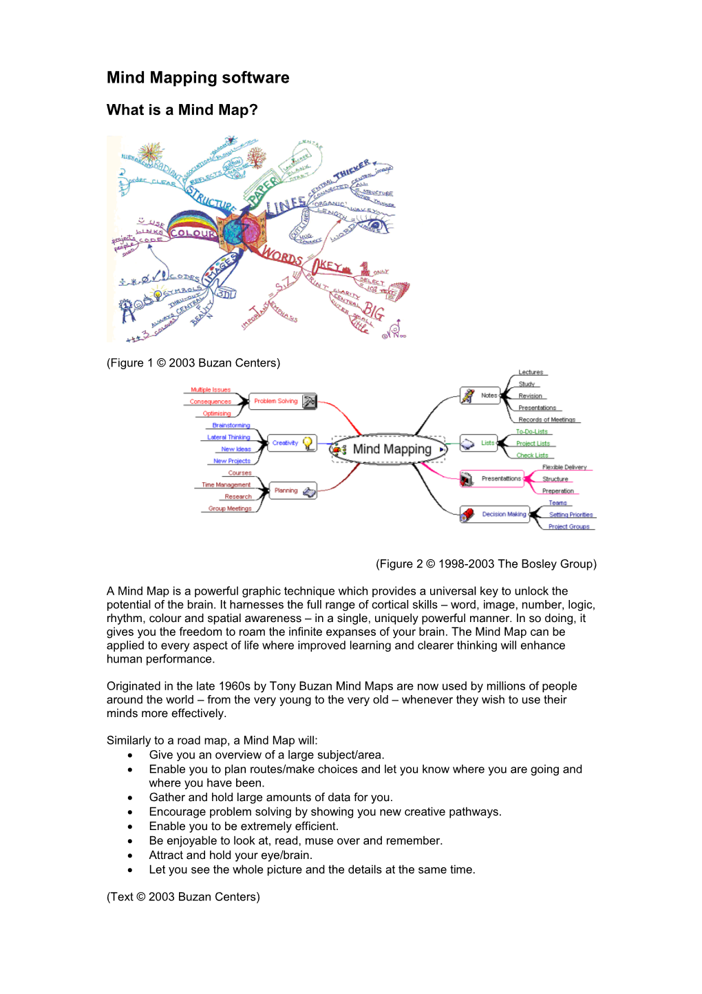 Mind Mapping Software