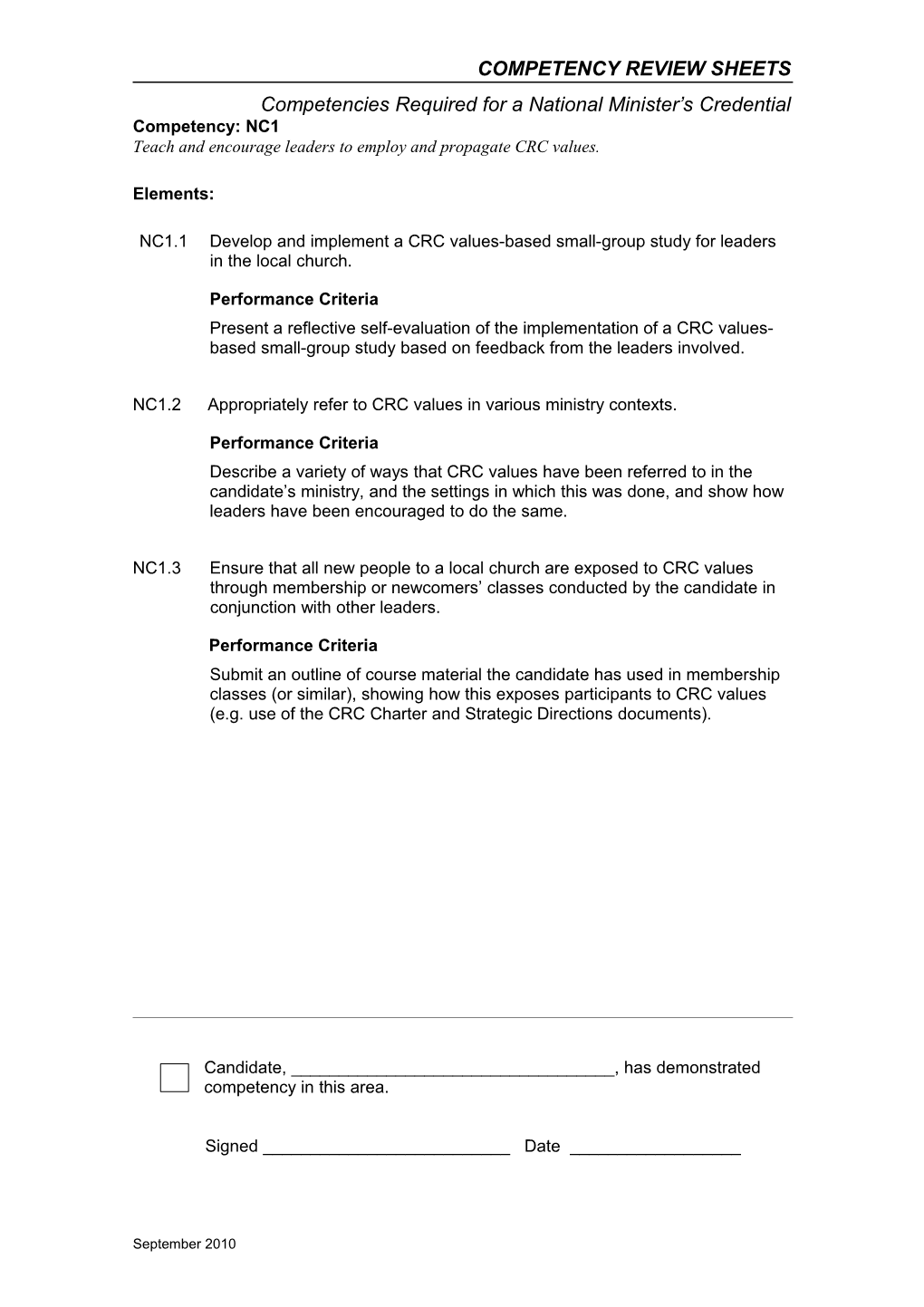 NC1 Employ and Propagate CRC Values