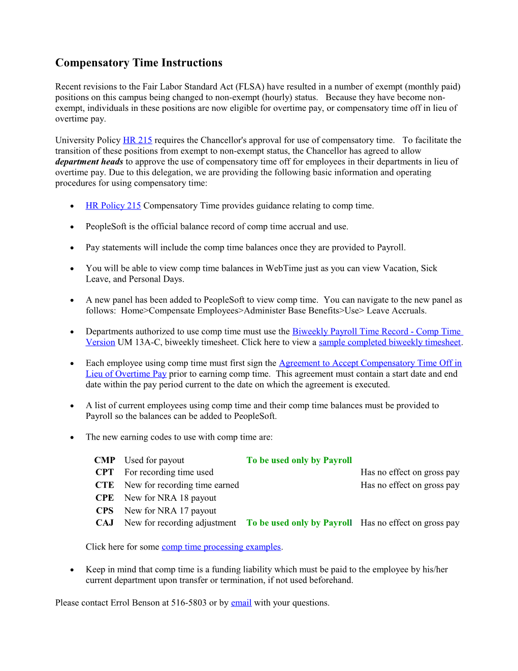 The Recent Revisions to the Fair Labor Standard Act (FLSA) Have Resulted in a Number Of