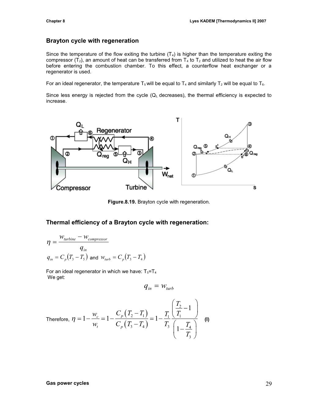 Second Law Analysis of Rankine Cycle