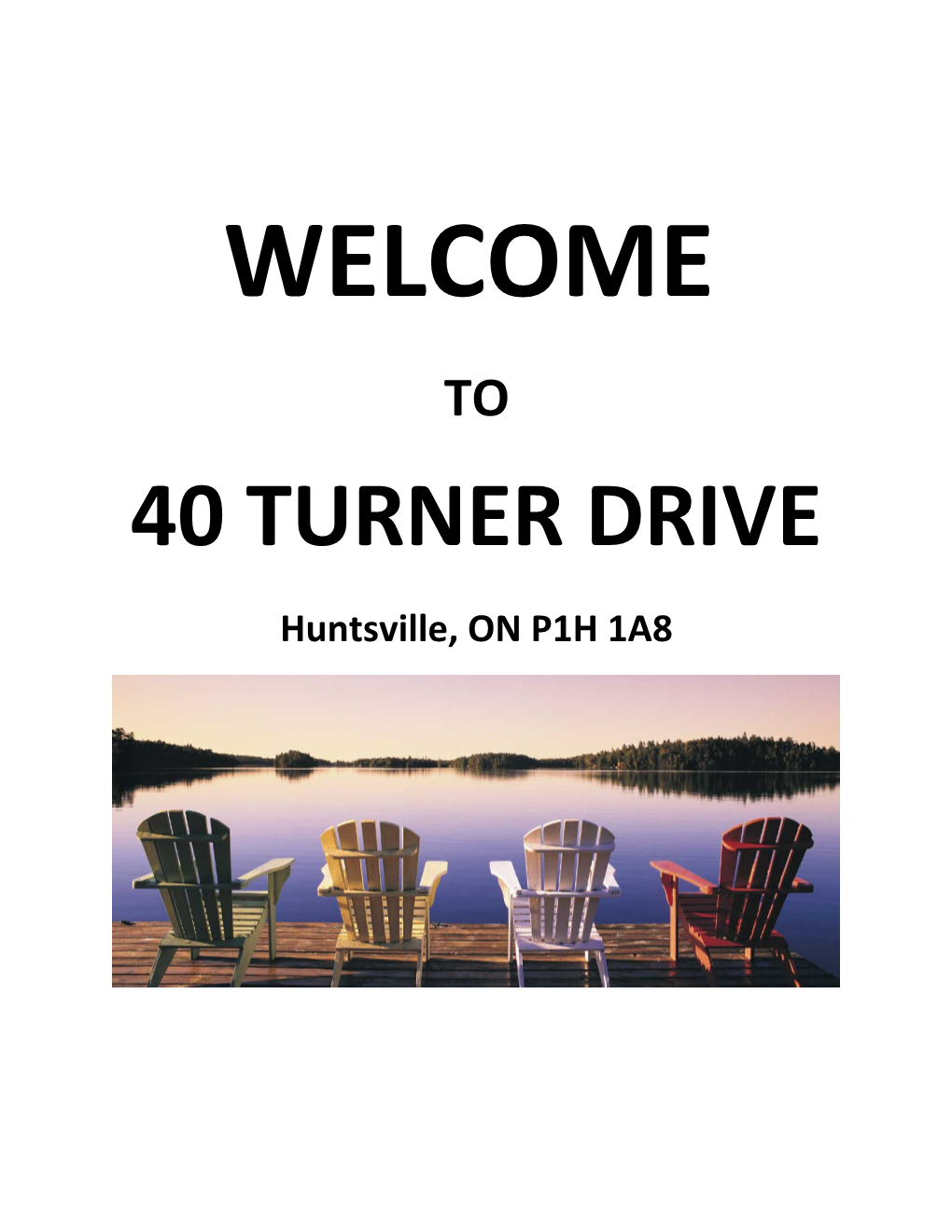 Welcome to 40 Turner Drive