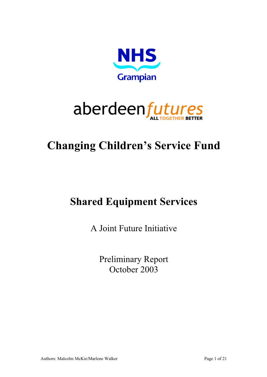 Changing Children S Service Fund