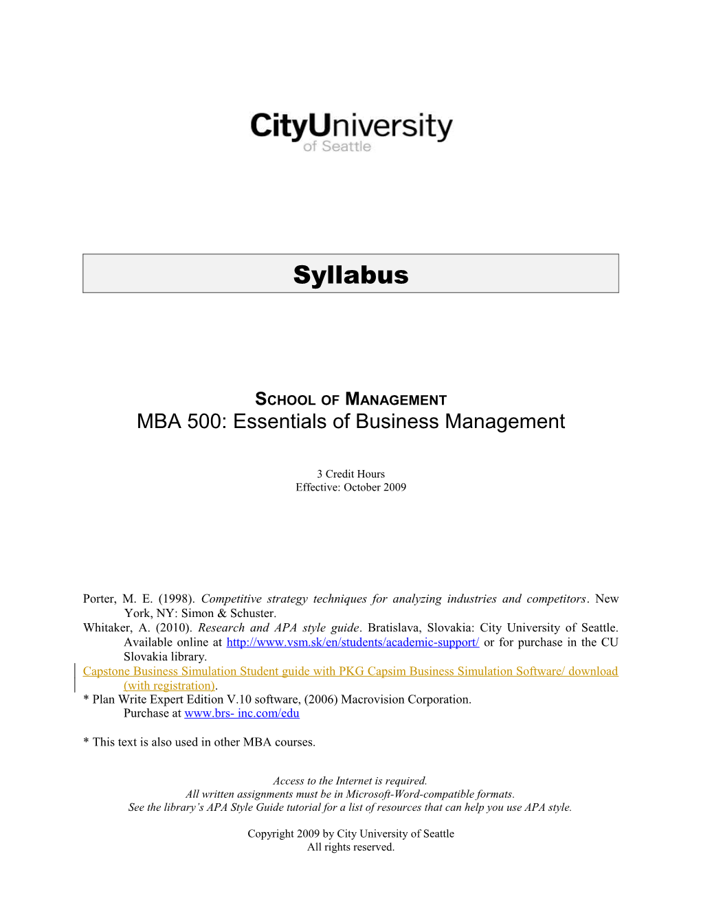 Essentials of Business Management