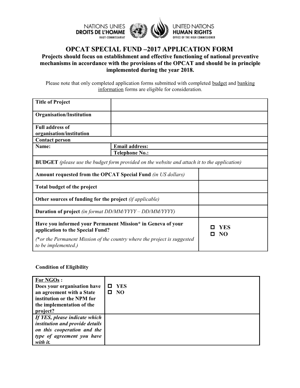 2016 OPCAT SF Application Form-E