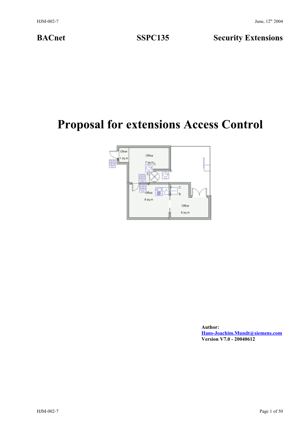 Proposal for Security Extension