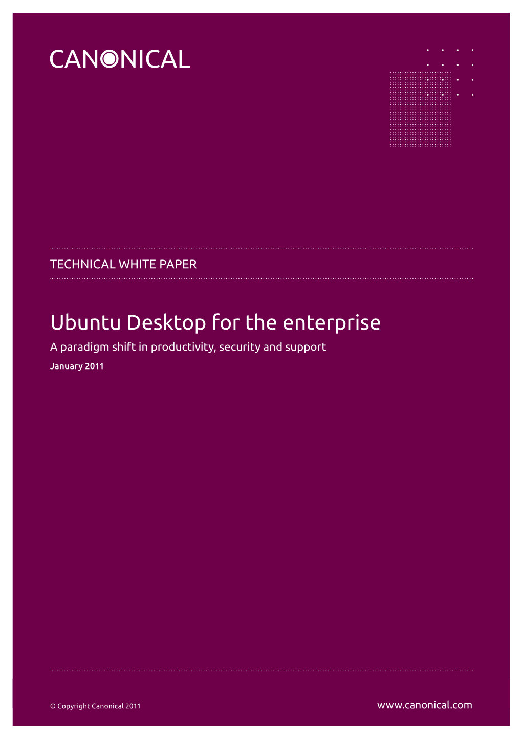 Ubuntu Desktop for the Enterprise