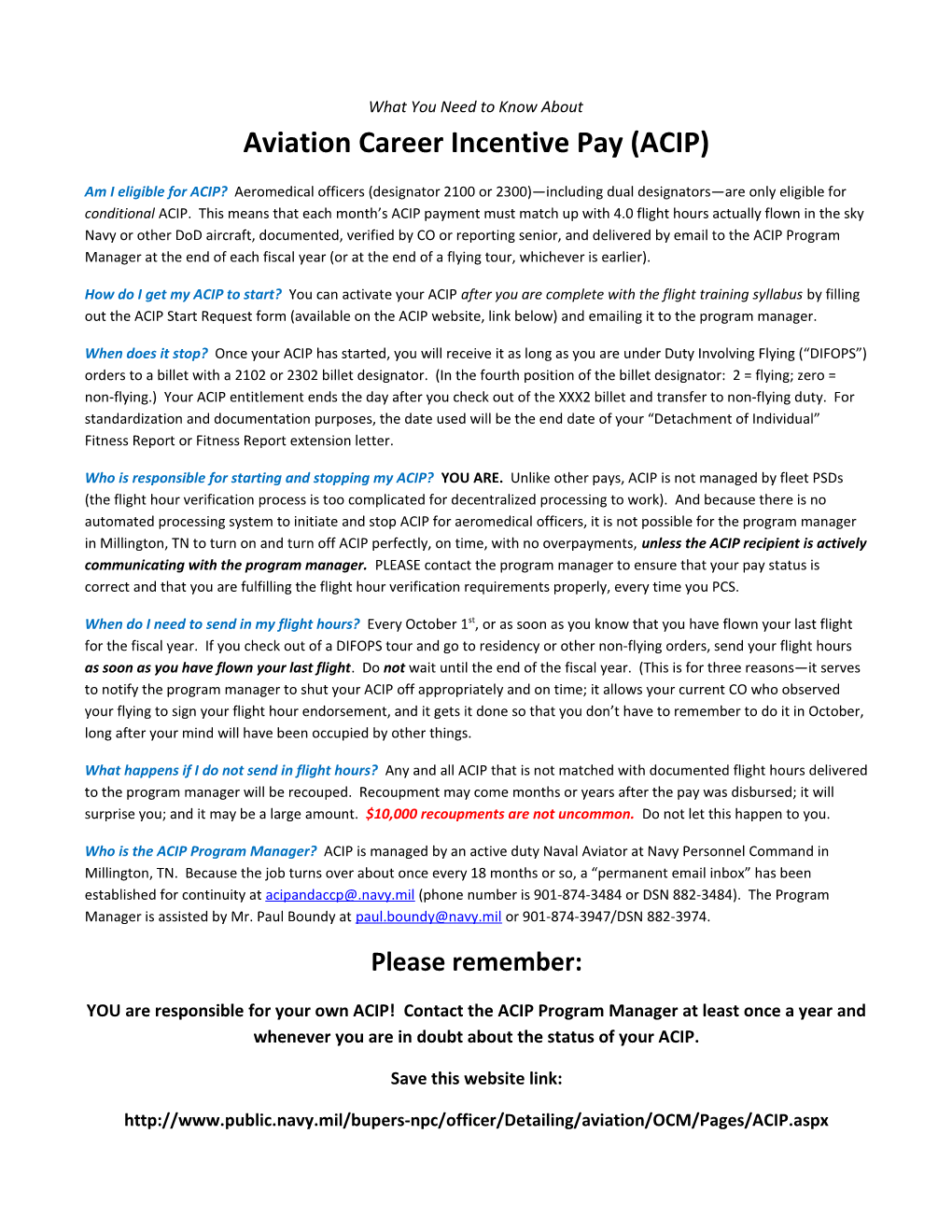 What You Need to Know About Aviation Career Incentive Pay (ACIP)