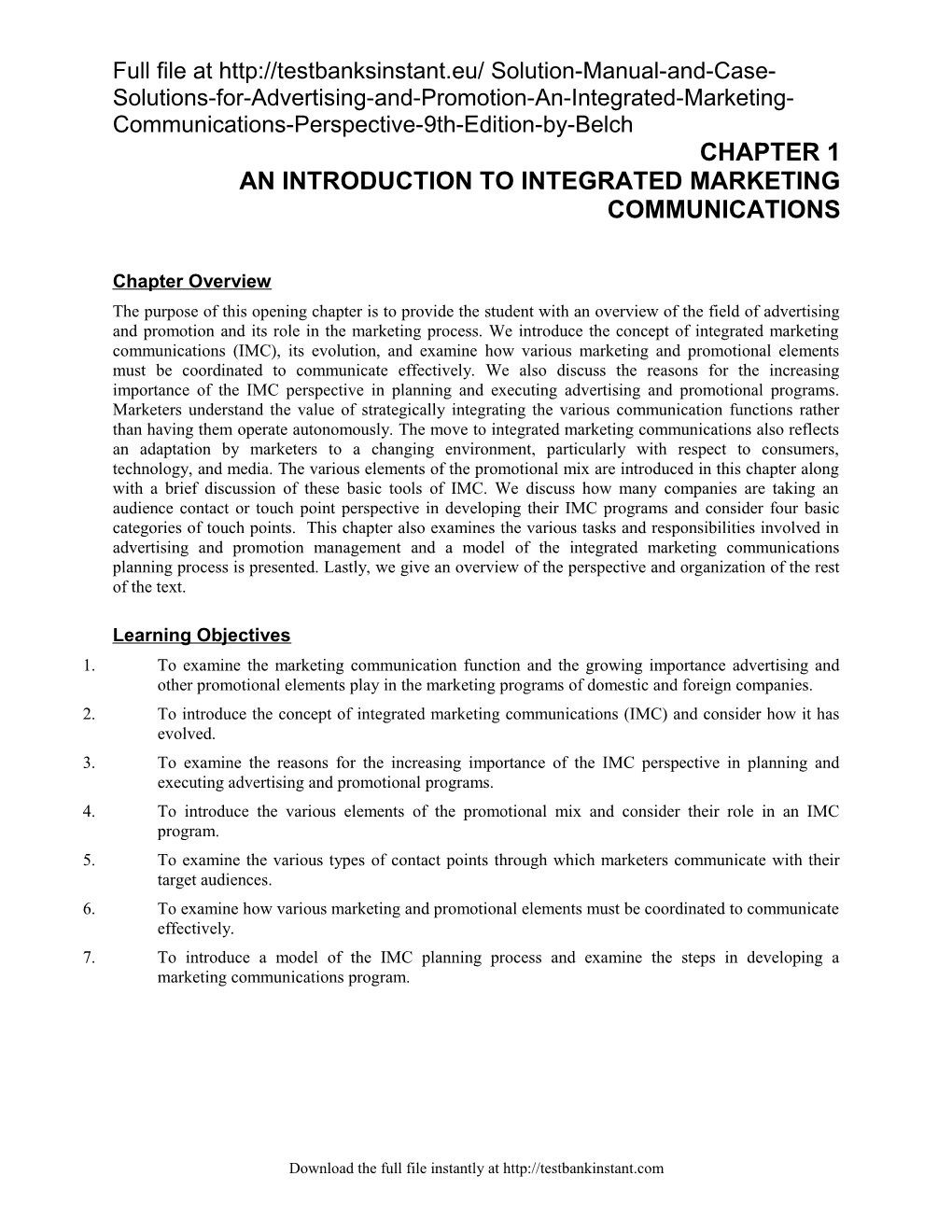 An Introduction to Integrated Marketingcommunications