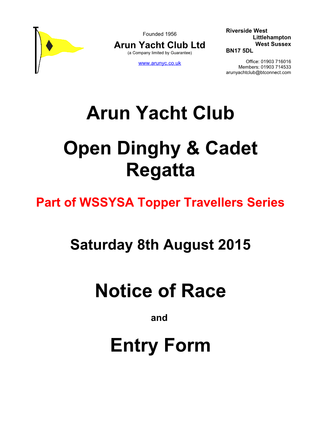 Arun Yacht Club