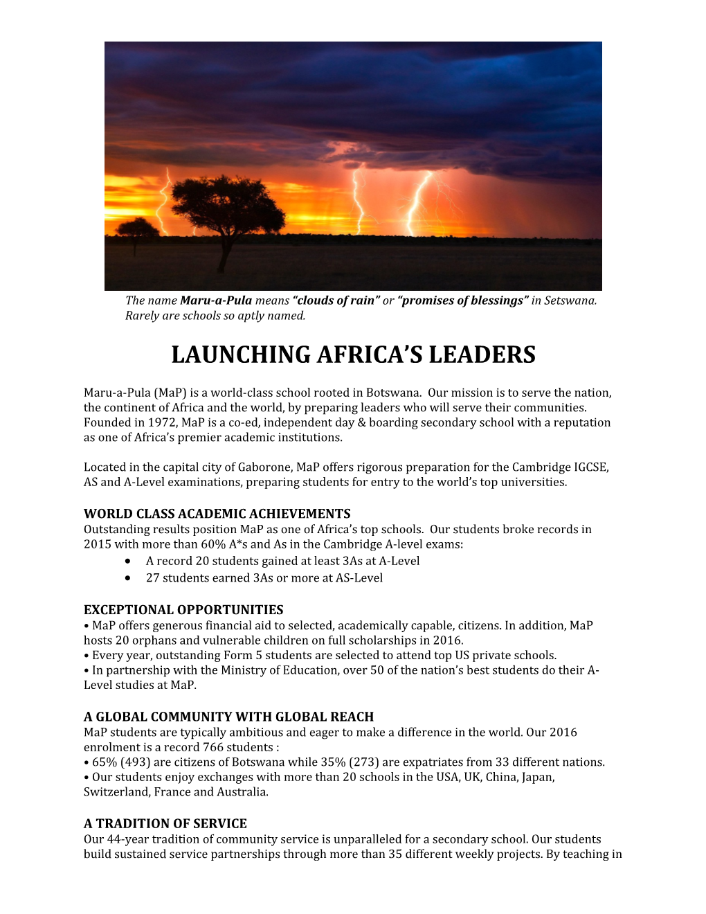 Launching Africa S Leaders