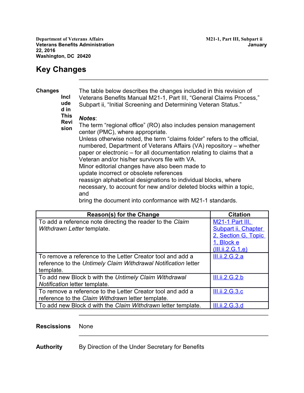 Withdrawal of Claims