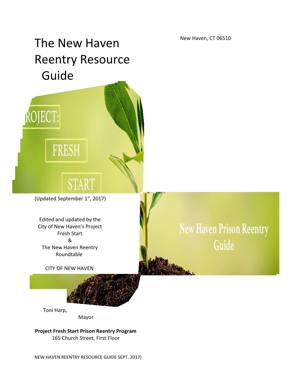 New Haven Reentry Resource Guide Sept. 2017)