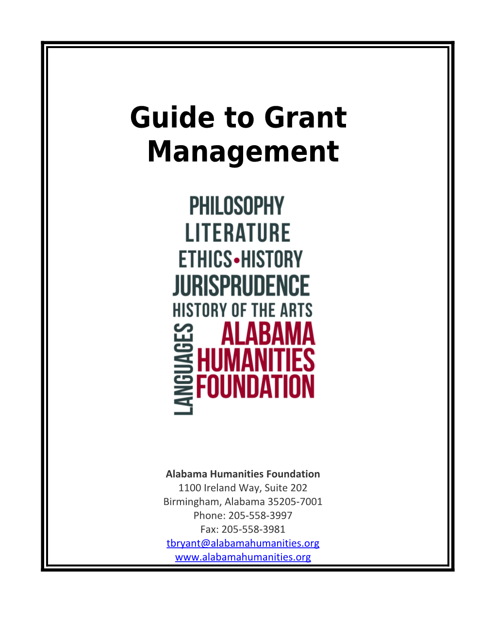 Alabama Humanities Foundation