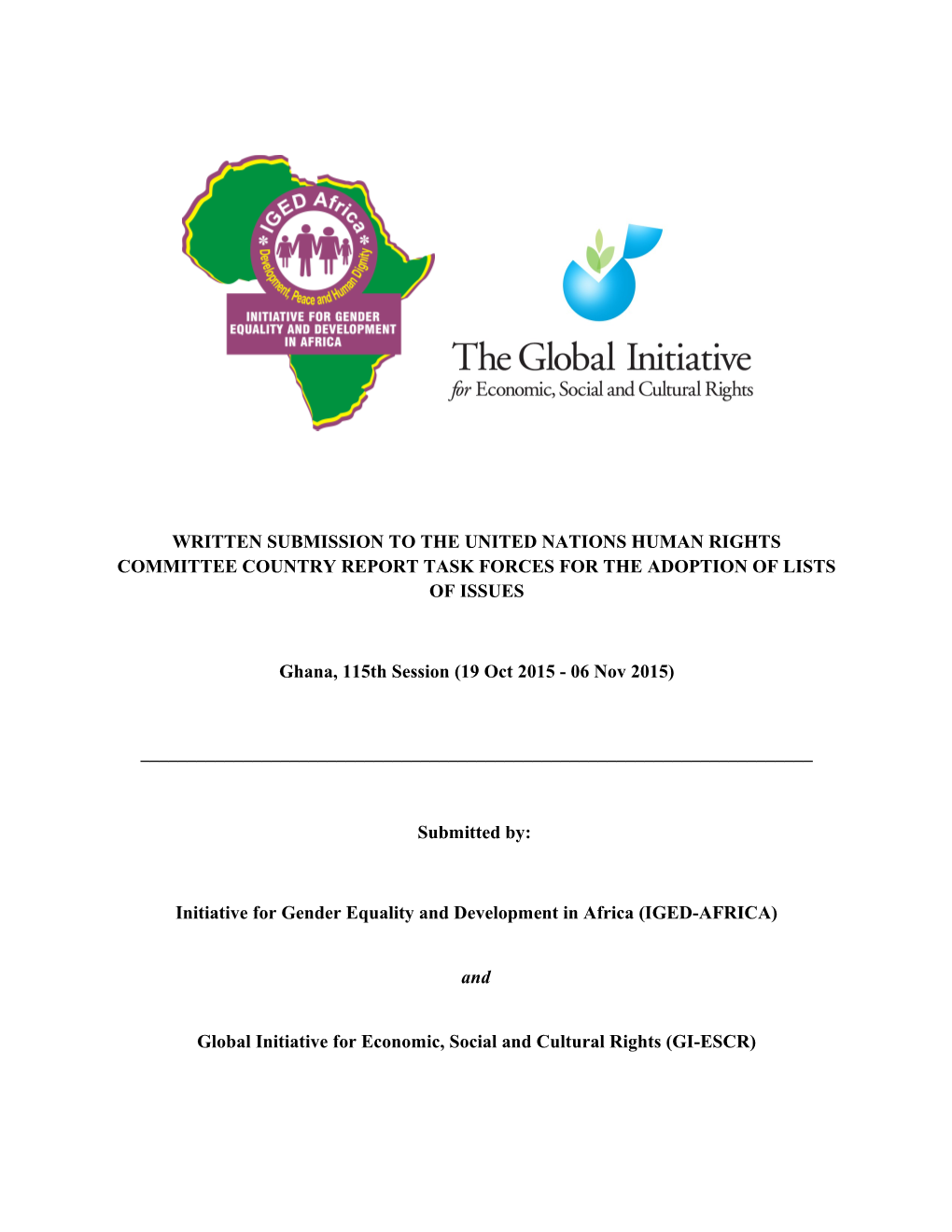 Initiative for Gender Equality and Development in Africa(IGED-AFRICA)