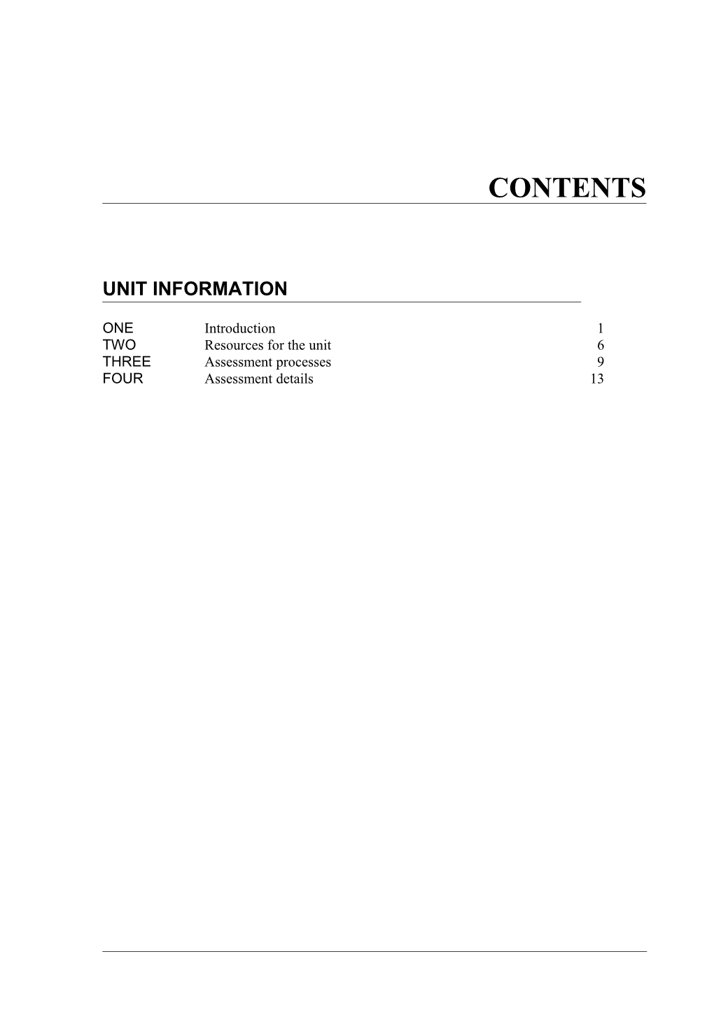 Course Information Template