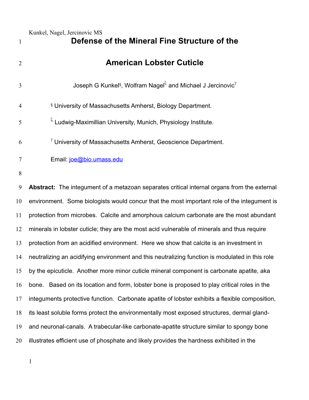 Defense of the Mineral Fine Structure of The