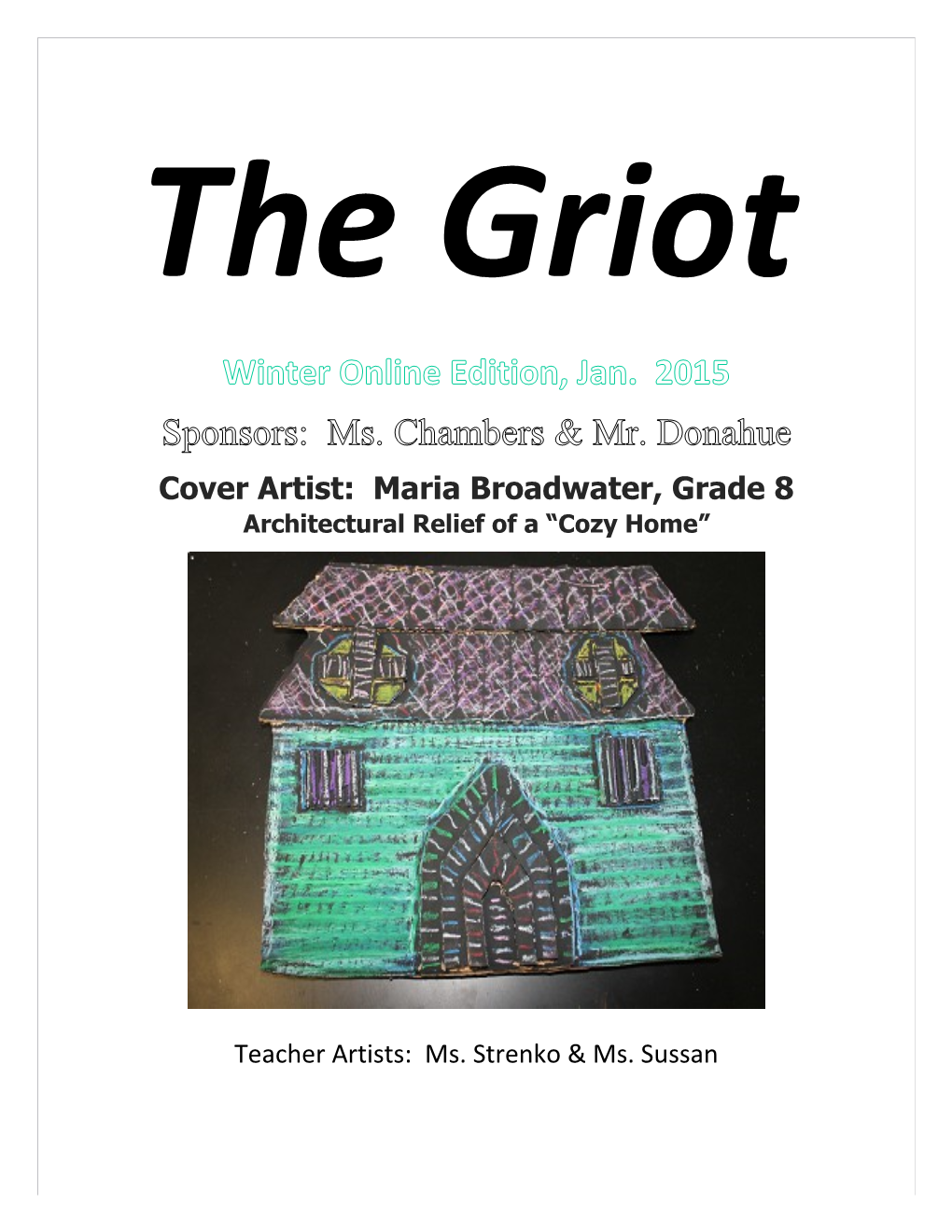 Winter Online Edition,Jan. 2015