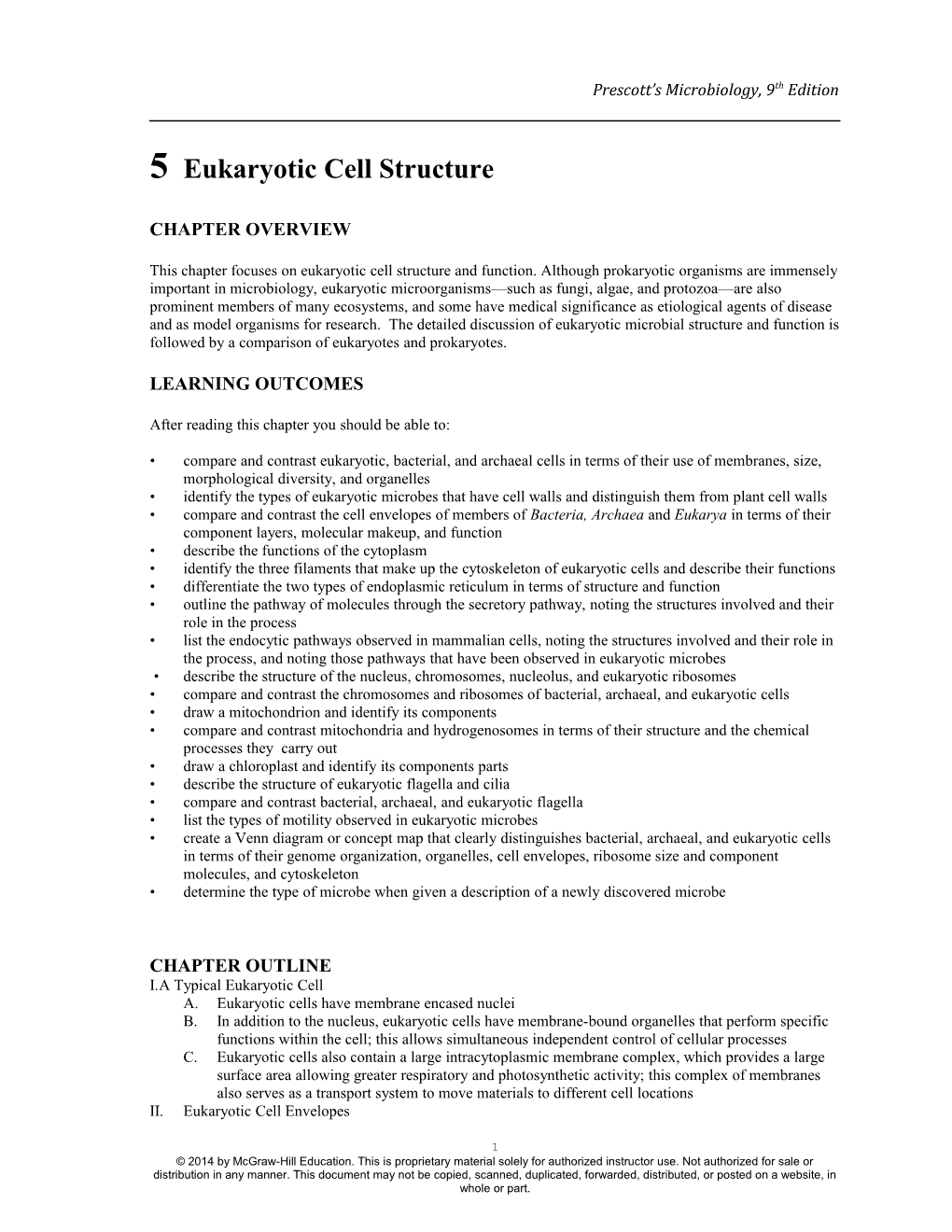 5Eukaryotic Cell Structure