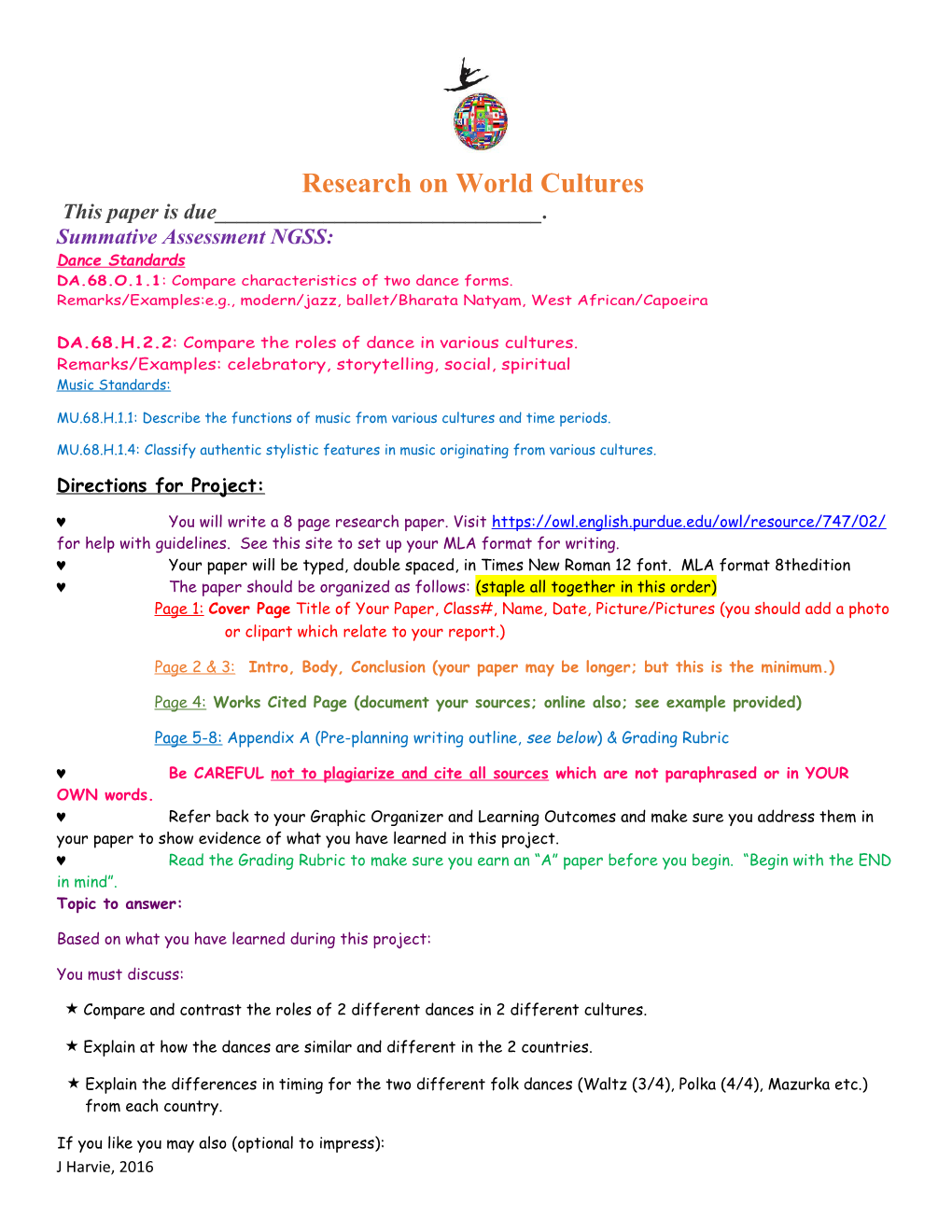 Research on World Cultures