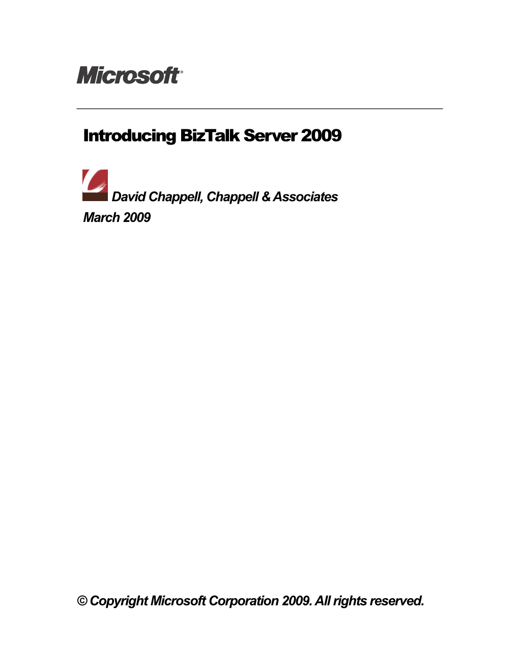 Introducing Biztalk Server 2009