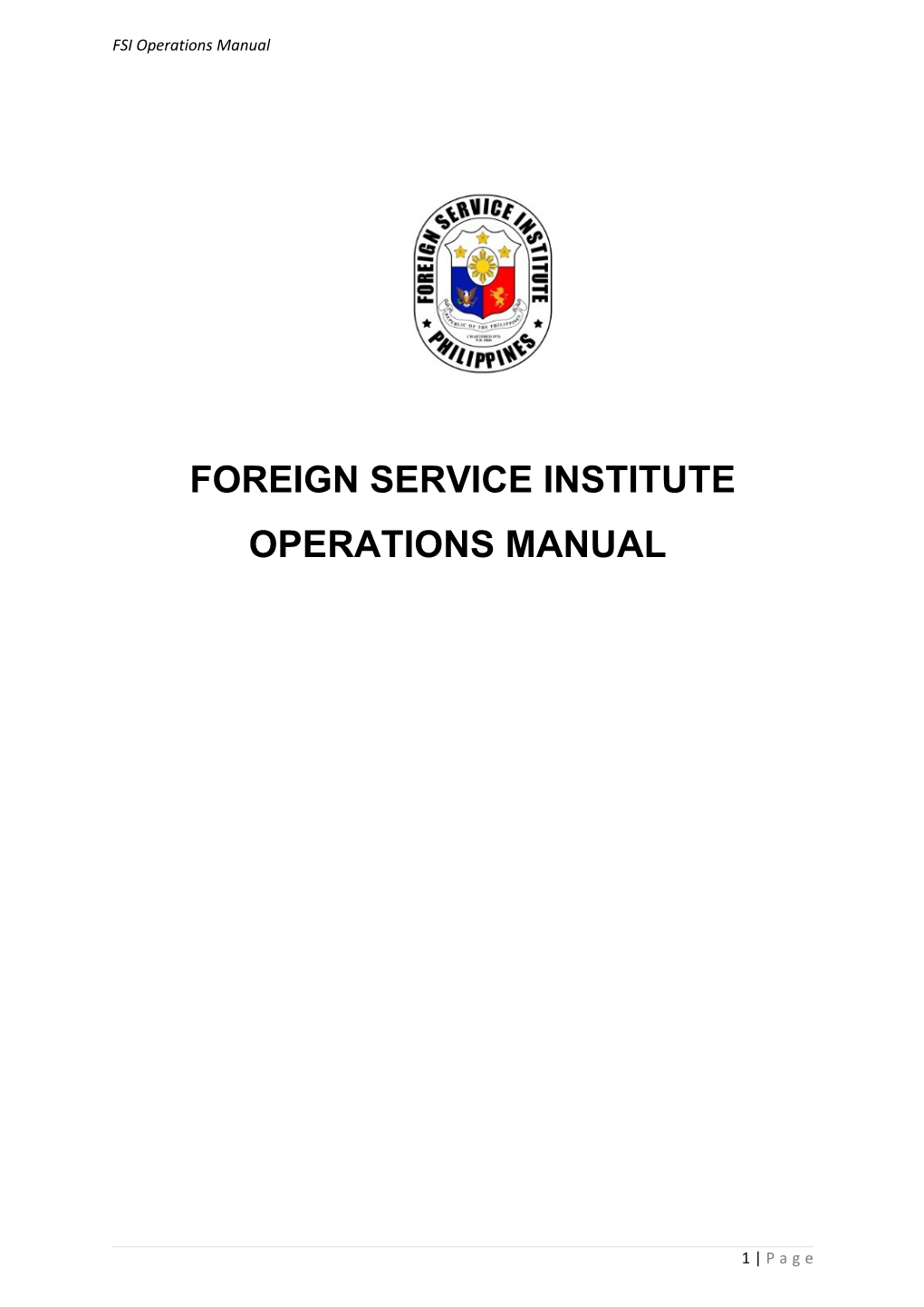 Foreign Service Institute