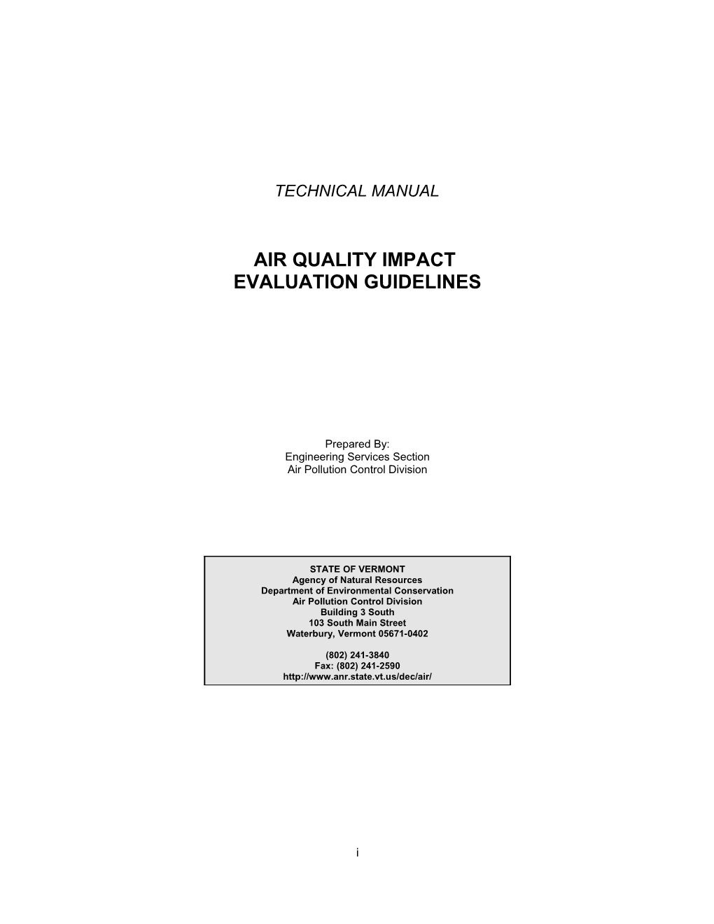Air Quality Impact