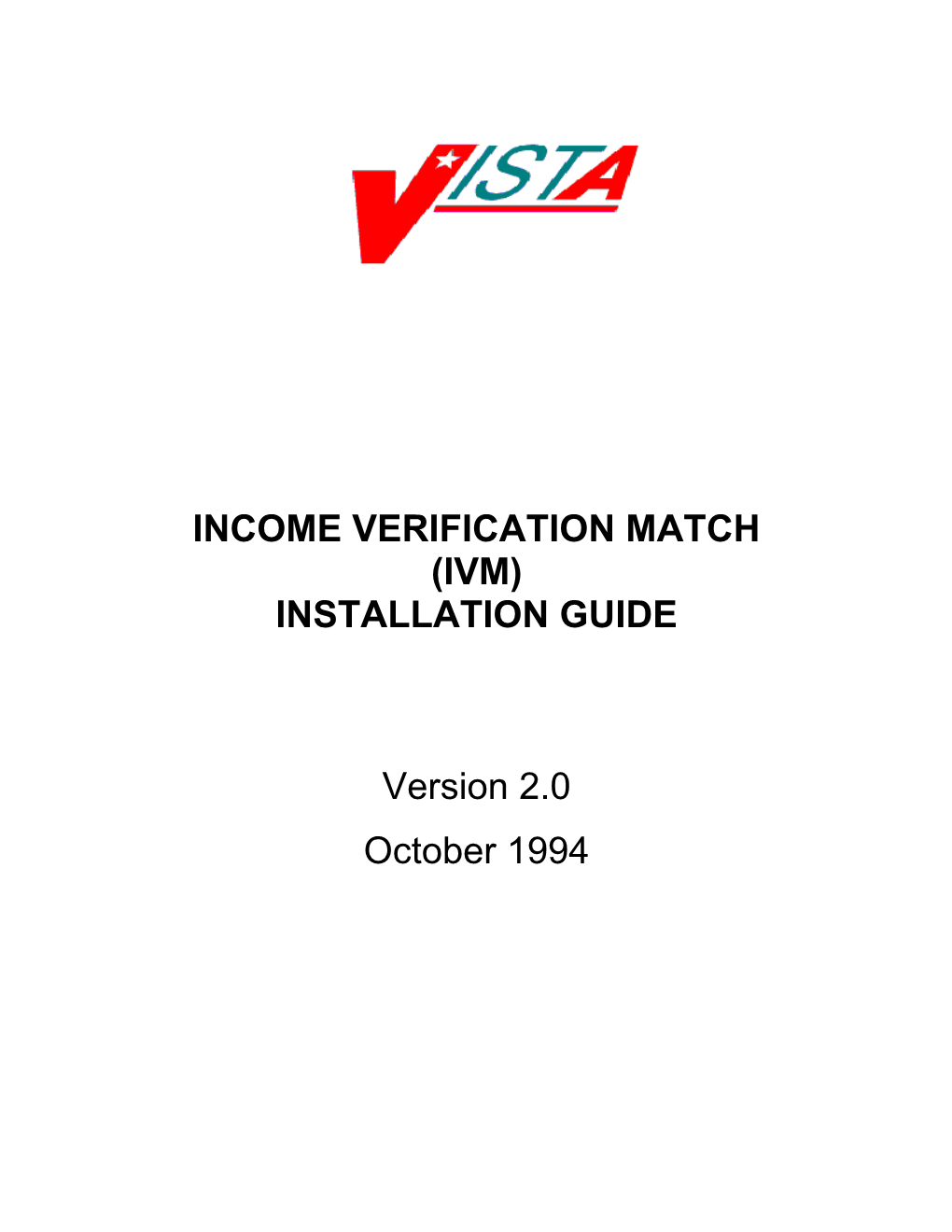 Install Guide for Ivm V2.0