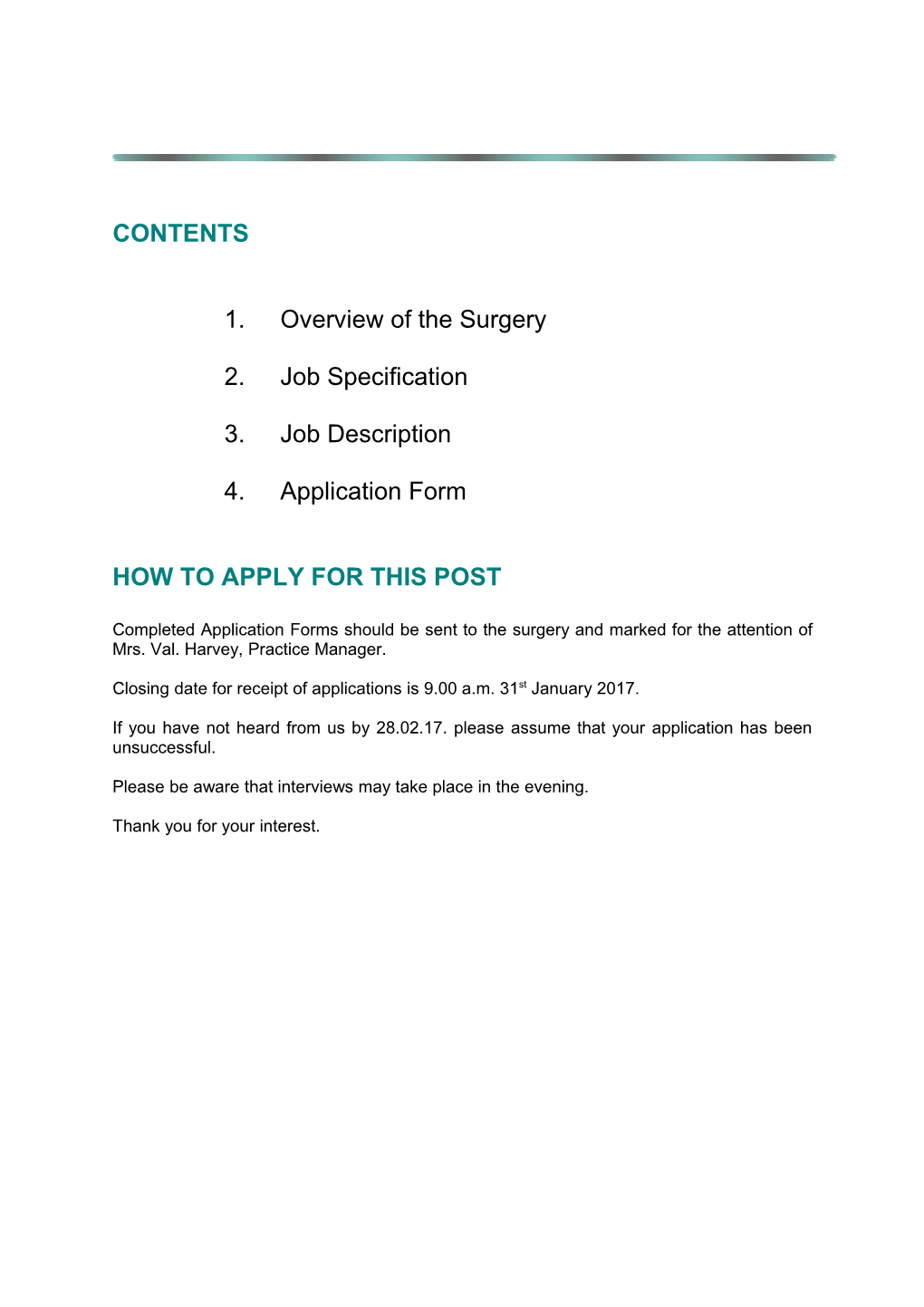 1.Overview of the Surgery