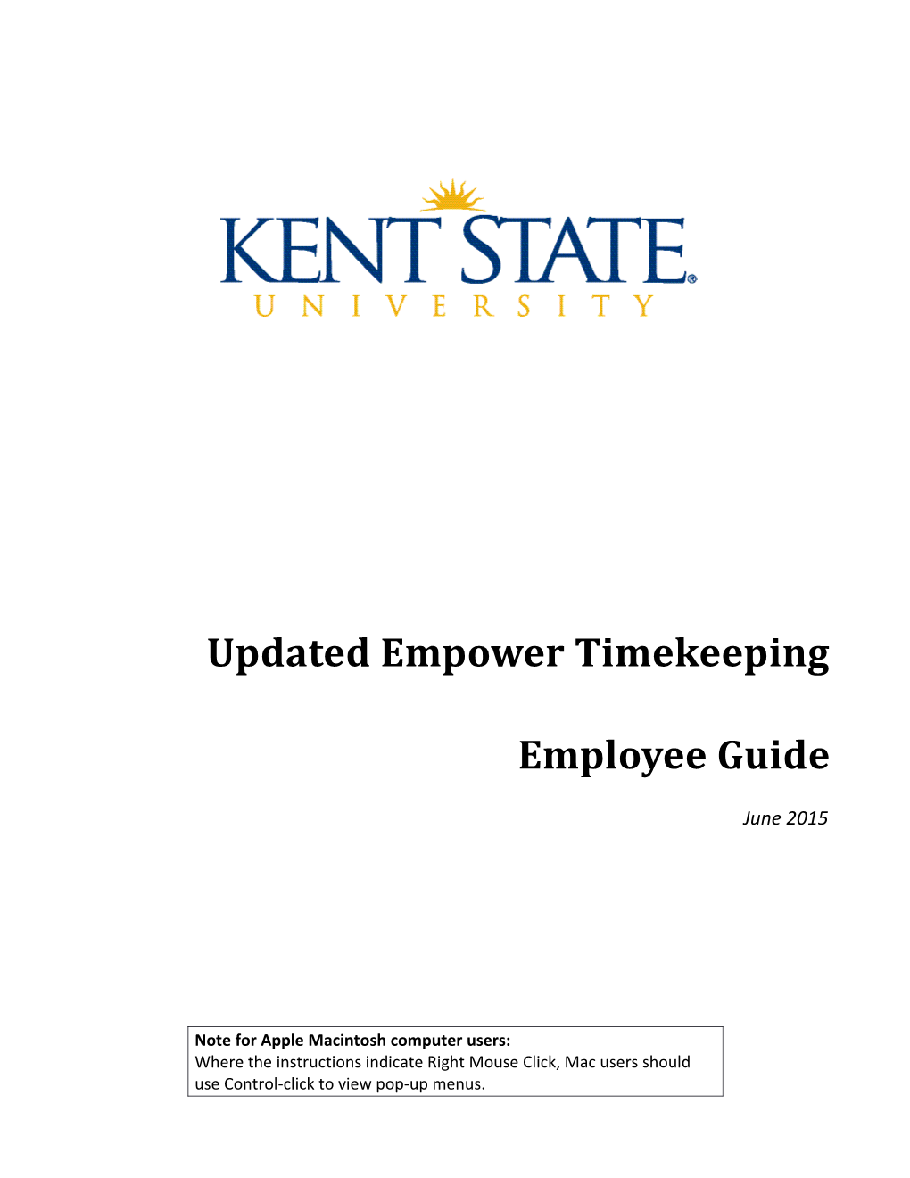 Updated Empower Timekeeping