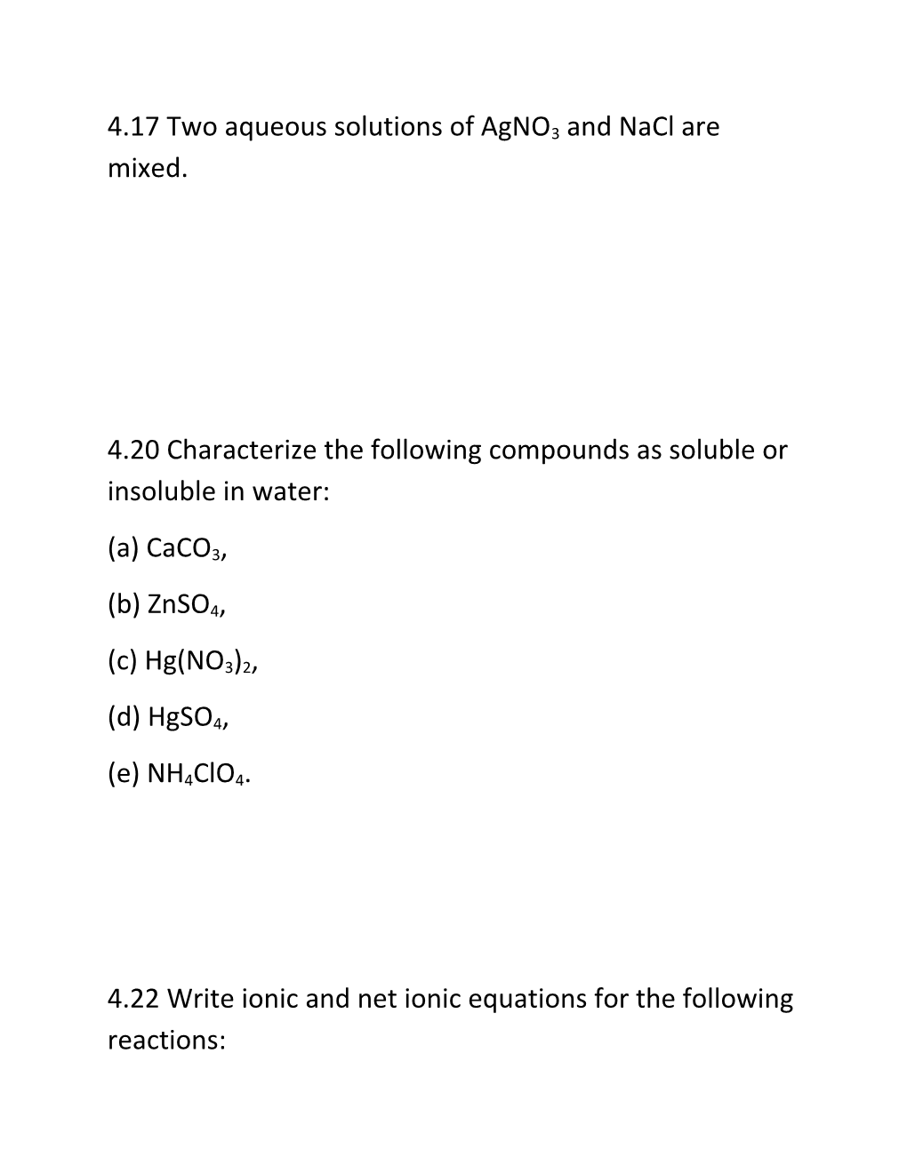 4.6 Lithium Fluoride (Lif) Is a Strong Electrolyte. What Species Are Present in Lif(Aq)?