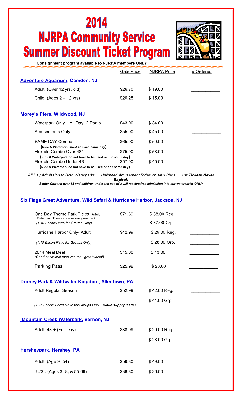 Consignment Program Available to NJRPA Membersonly