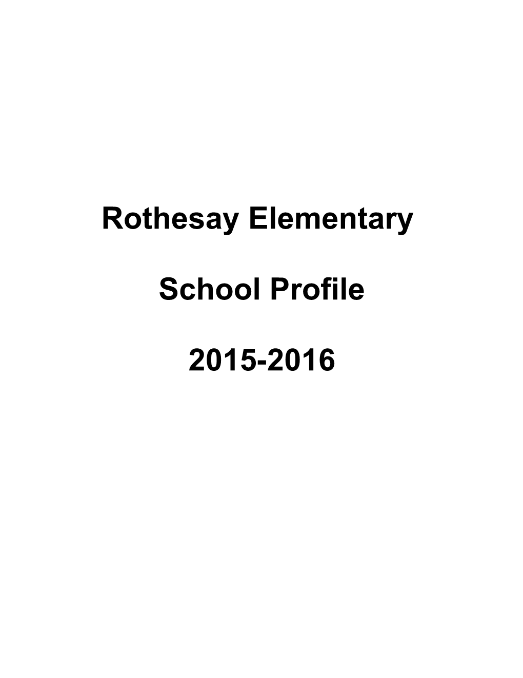 Rothesay Elementary