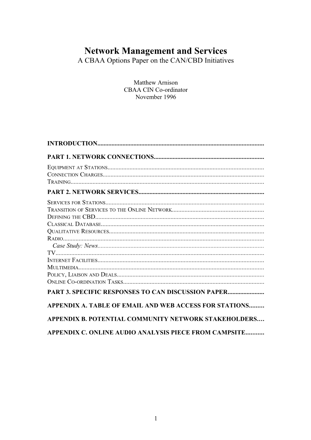 Specific CAN Implimentation Recommendations