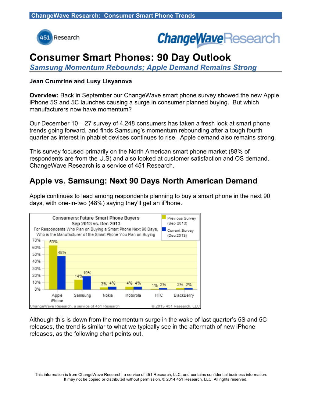 Consumer Smart Phones
