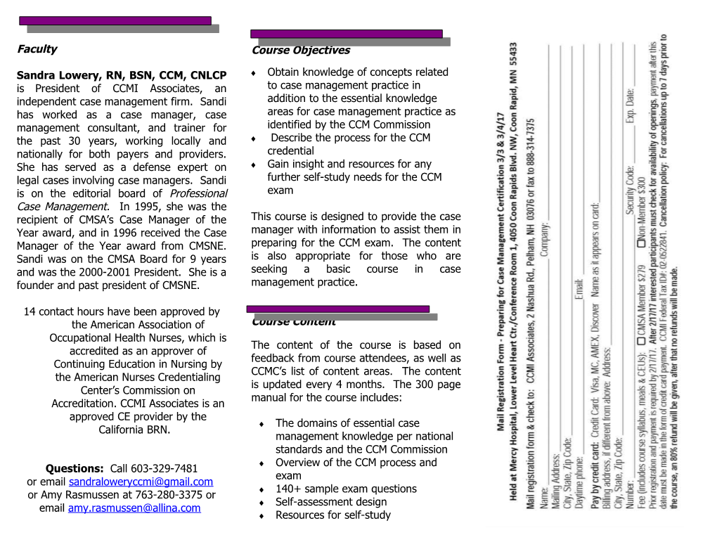 14 Contact Hours Have Been Approved by the American Association of Occupational Health