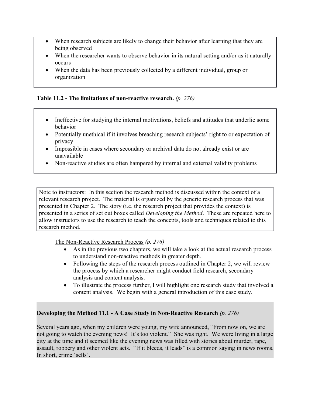 Chapter 11 Non-Reactive Research Methods (Pp. 269-295)