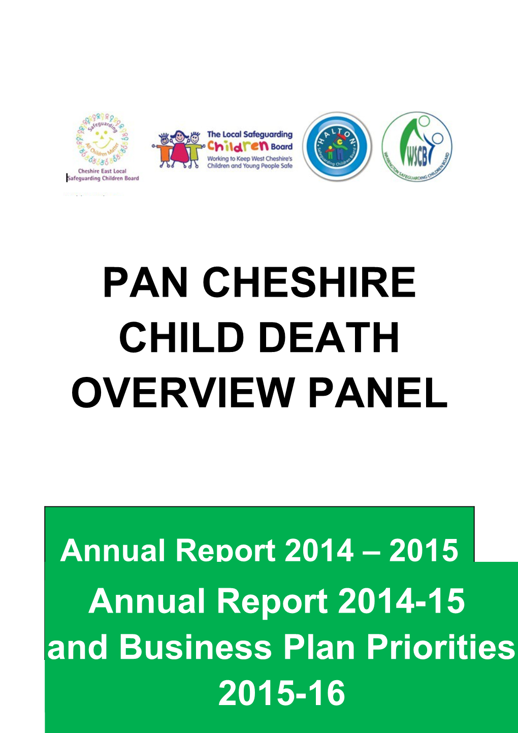 Pan Cheshire CDOP Annual Report 2014/15