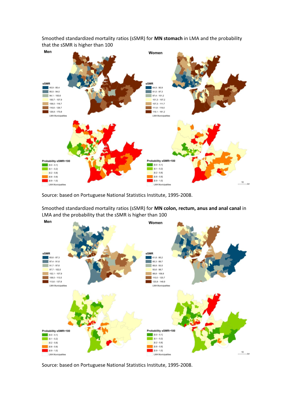 Additional File: Maps of Smoothed Standardized Mortality Ratios (Ssmr) for Specific Cause