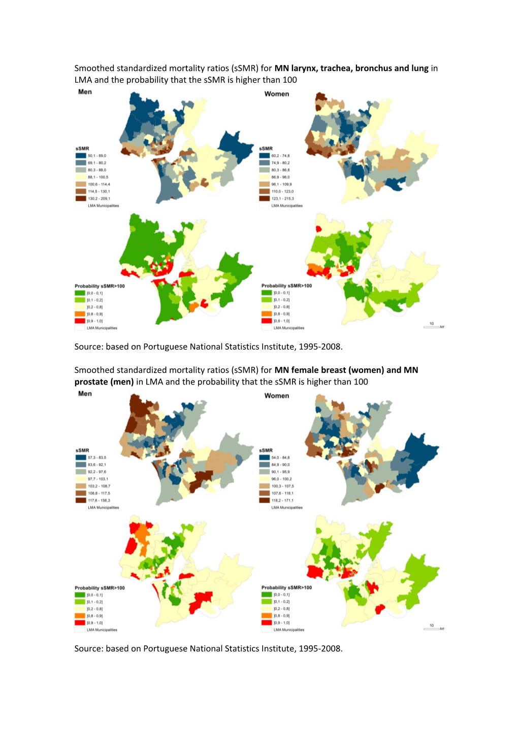 Additional File: Maps of Smoothed Standardized Mortality Ratios (Ssmr) for Specific Cause